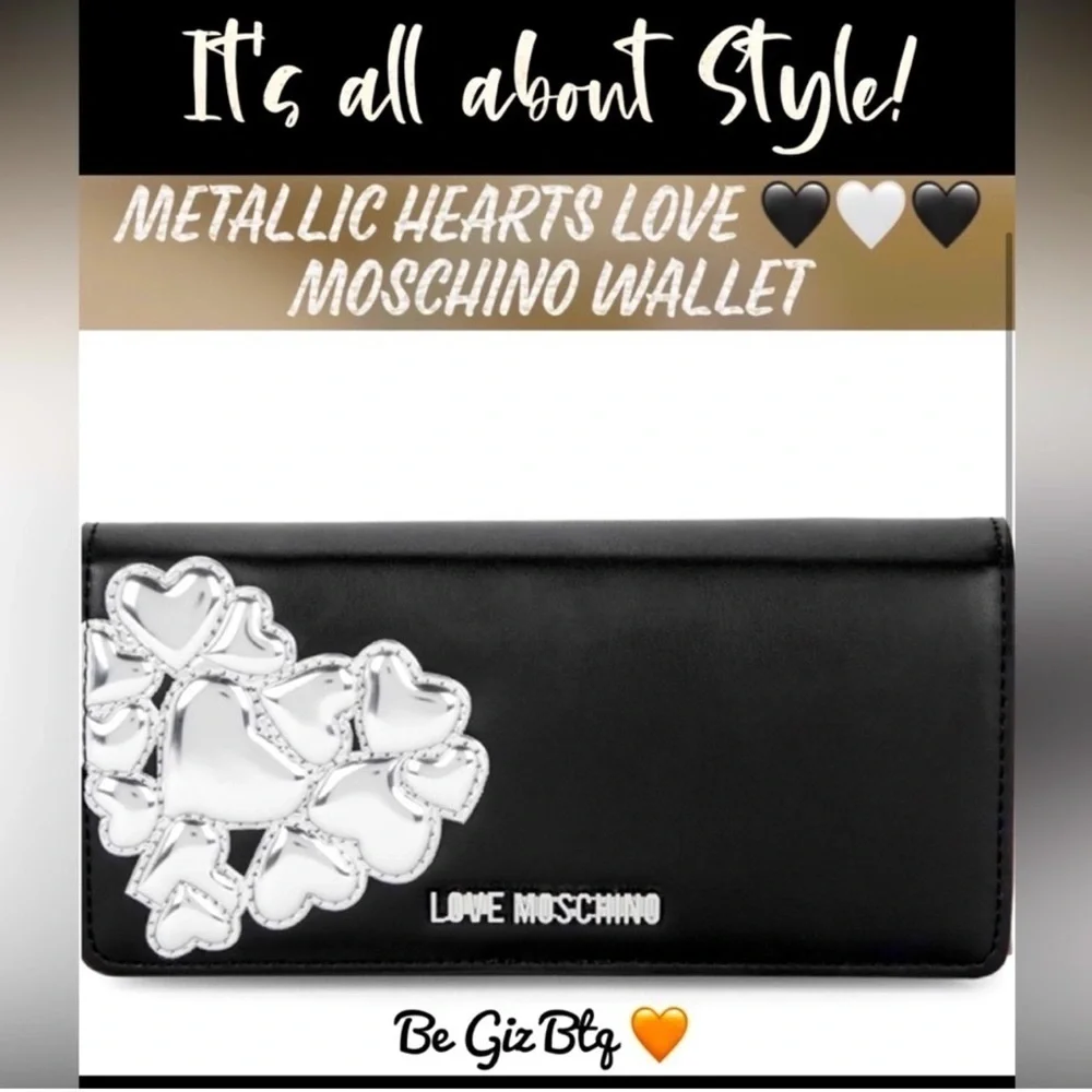 🆕 Authentic Love Moschino Wallet 🆑 At Awesome Prices To Buy Now & Save
